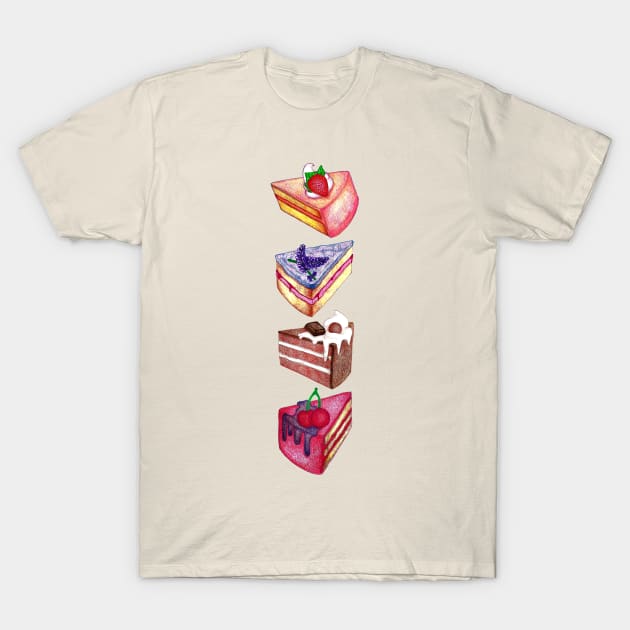 Let Them Eat Cake T-Shirt by PerrinLeFeuvre